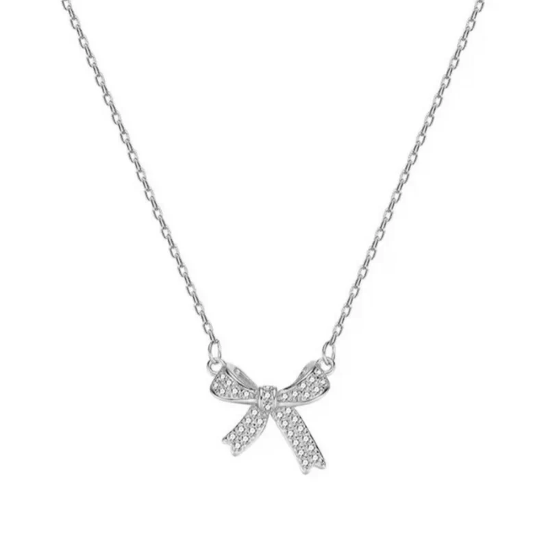 Bow Diamonds Necklace - Image 2