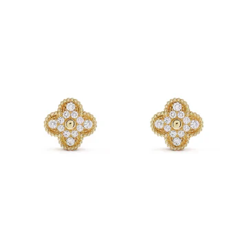 Clover Diamonds Earrings - Image 3