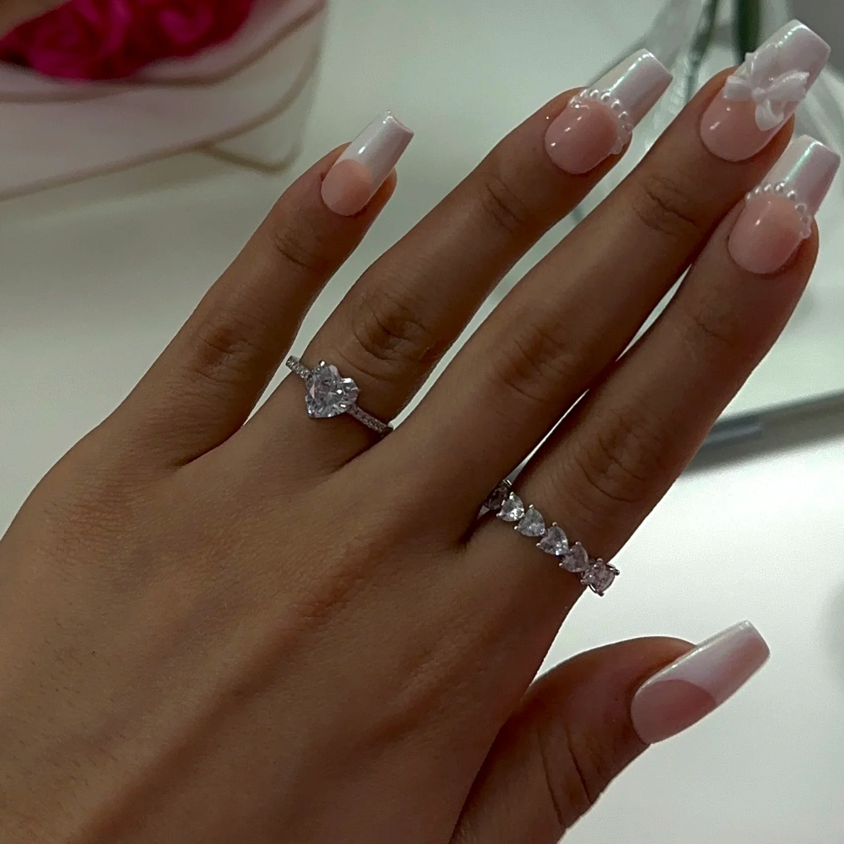 Heart Crystal Ring - Image 2
