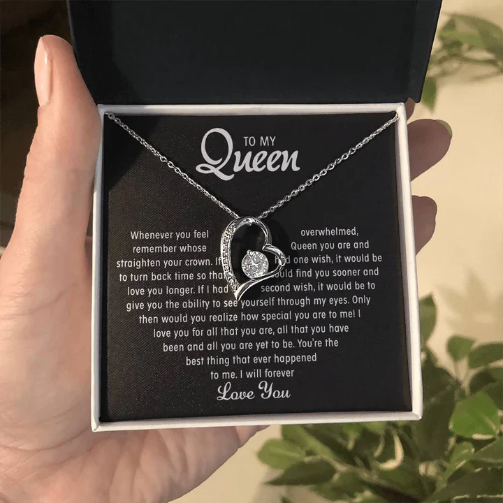 To my Queen – Love Heart Necklace - Image 7